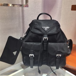 프라다 PRADA 벨라 삼각로고 나일론 백팩 1BZ811 
