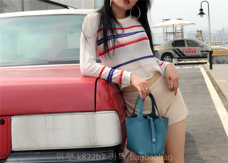 에르메스 HERMES 피코탄백 Togo가죽 18cm/22cm