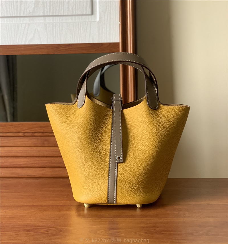 에르메스 HERMES 피코탄백 Togo가죽 18cm/22cm