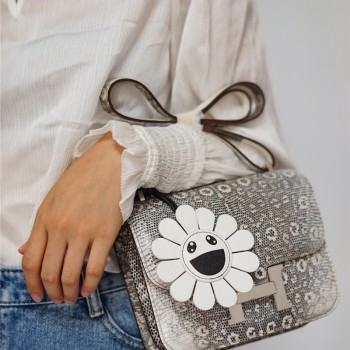 에르메스 HERMES Lizard Constance