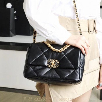 샤넬 CHANEL 19플랩백 26cm 스몰 숄더백 AS1162 B02875