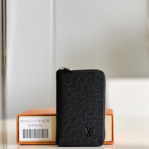 루이비통 Louis Vuitton  M30511 타이가 지피 코인 퍼스 지퍼 월렛