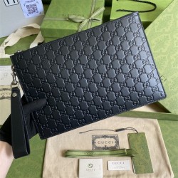 구찌 시그니처 파우치 남여공용 클러치백 매니아온 473963