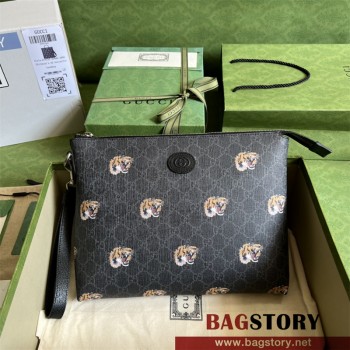 구찌 GUCCI 남성 남자 709057 인터로킹 G 클러치백