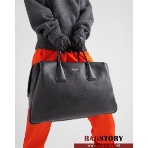 프라다 PRADA 남성 남자 2VC035 심플 로고 디테일 트래블 토트백