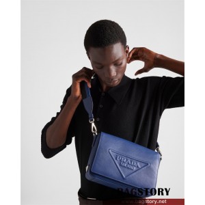 프라다 PRADA 남성 남자 2VD046 사피아노 크로스 백 블랙