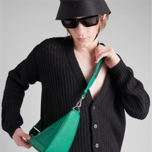 프라다 PRADA 남성 남자 2VH155 트라이앵글 로고 숄더 크로스백