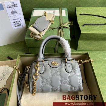 구찌 GUCCI  GG 마틀라세 레더 미니 핸드백 702251