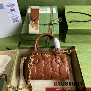 구찌 GUCCI  GG 마틀라세 레더 미니 핸드백 702251