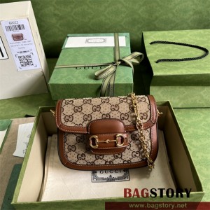 구찌 GUCCI 홀스빗 1955 GG 미니 숄더백 675801