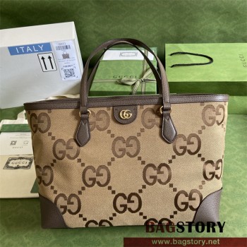 구찌 GUCCI  오피디아  점보 GG 미디엄 토트백 631685