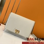 [페라가모]22SS 21H984 724603 블랙 간치오 트리폴리오 체인 숄더백