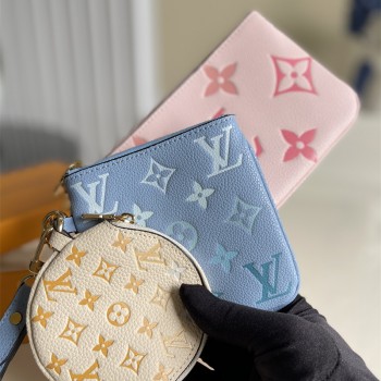 루이비통 Louis Vuitton M80407 바이더풀 앙프렝뜨 모노그램 트리오 파우치
