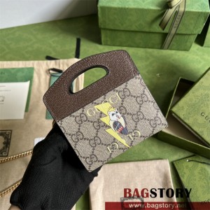 구찌 GUCCI   카드지갑 바나냐 프린트 탑 핸들 미니백 701066