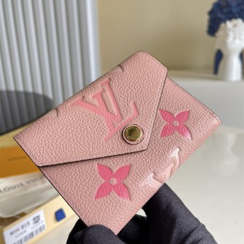 루이비통 여자 반지갑, 빅토린월릿 바이 컬러 모노그램 앙프렝뜨 가죽 M80086