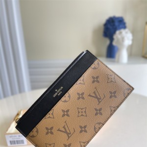 루이비통 슬림 퍼스 모노그램 리버스 캔버스 지퍼 동전지갑 M80390
