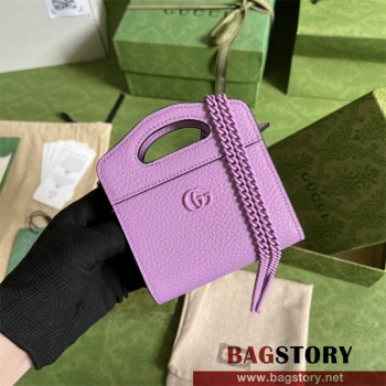 구찌 GUCCIGG 마몽 탑 핸들 카드 케이스 지갑 701074