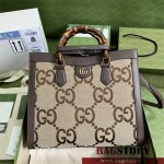 구찌 GUCCI 점보 다이애나  탑 핸들백 655658
