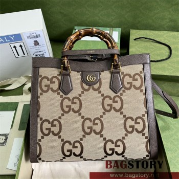 구찌 GUCCI 점보 다이애나  탑 핸들백 655658