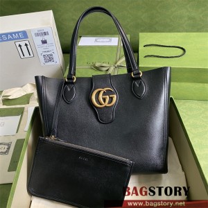 구찌 GUCCI 더블 G 디테일 스몰 토트백 652680