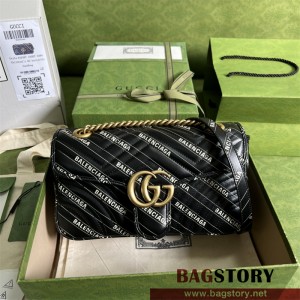 구찌 GUCCI  GG 마몽 스몰 마틀라세 숄더백 443497
