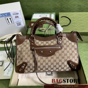 구찌 GUCCI 해커 프로젝트 클래식 네오 시티 토트백 미듐 681695 