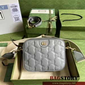 구찌 GUCCI GG 마틀라세 레더 스몰 핸드백 702234