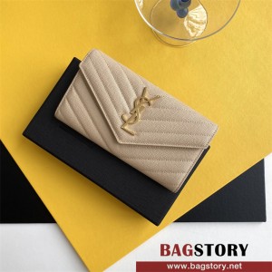 입생로랑 장지갑 캐비어 램스킨 은장/금장372264