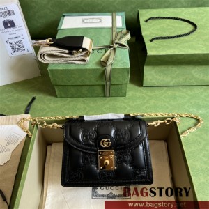 구찌 GUCCI GG 마틀라세 스몰 탑 핸들백724499