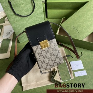 구찌 GUCCI 658229 패드락 폰 홀더 미니 크로스백