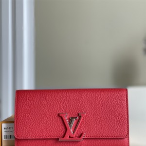 루이비통 Louis Vuitton  M61471 여성 장지갑 카퓌신월릿 가죽