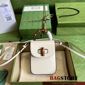 구찌 GUCCI 702106 뱀부 미니 크로스 핸드백 숄더백