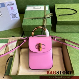 구찌 GUCCI 702106 뱀부 미니 크로스 핸드백 숄더백