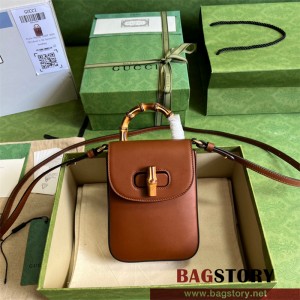 구찌 GUCCI 702106 뱀부 미니 크로스 핸드백 숄더백