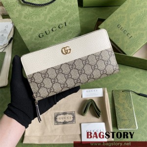 구찌 GG 마몽 지퍼 달린 지갑 456117 장지갑 