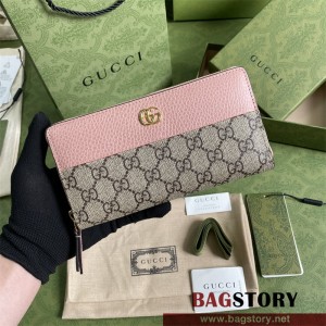 구찌 GG 마몽 지퍼 달린 지갑 456117 장지갑 