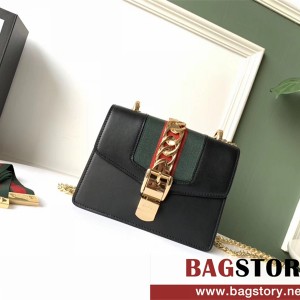 구찌 GUCCI 431666 실비 가죽 미니 체인백