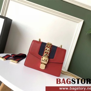 구찌 GUCCI 431666 실비 가죽 미니 체인백