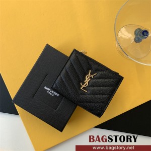 입생로랑 여성 반지갑 캐비어 금장/은장 66564