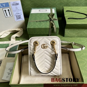 구찌 GUCCI 696123 마몬트 마틀라세 미니 크로스백