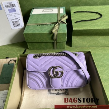 구찌 GUCCI 446744 GG 마몽 숄더백 미니 체인 마틀라세