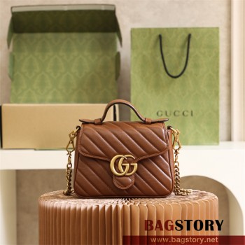 구찌 GUCCI 583571 GG 마몽 미니 탑 핸드백