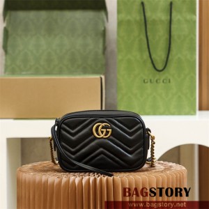 구찌 GUCCI 448065 GG마몽 마틀라세 미니 크로스백