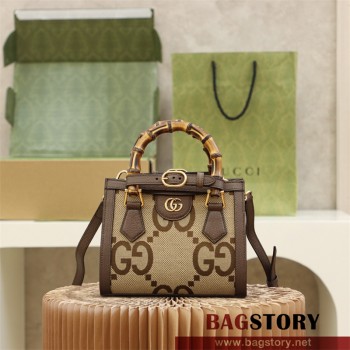 구찌 GUCCI 655661 다이애나 점보 GG 미니 토트백