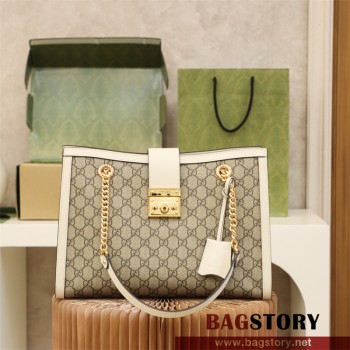 구찌 GUCCI 479197 패드락 미디움 GG 블랙 숄더백