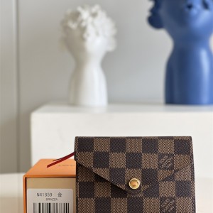 루이비통 빅토린 월릿 다미에 레드 N41659 반지갑