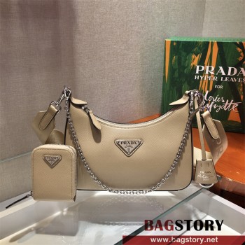 프라다 테수토 체인 스트랩 호보백 1BH204