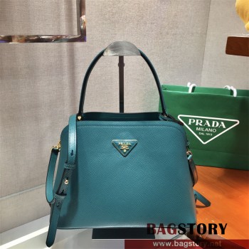 프라다 미디움 사피아노 가죽 마티네 토트백 1BA282