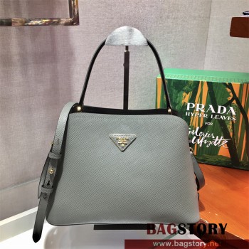 프라다 미디움 사피아노 가죽 마티네 토트백 1BA282