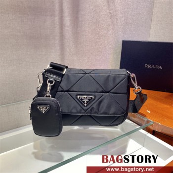 프라다 시스템 나파 패치워크 숄더백 1BD292